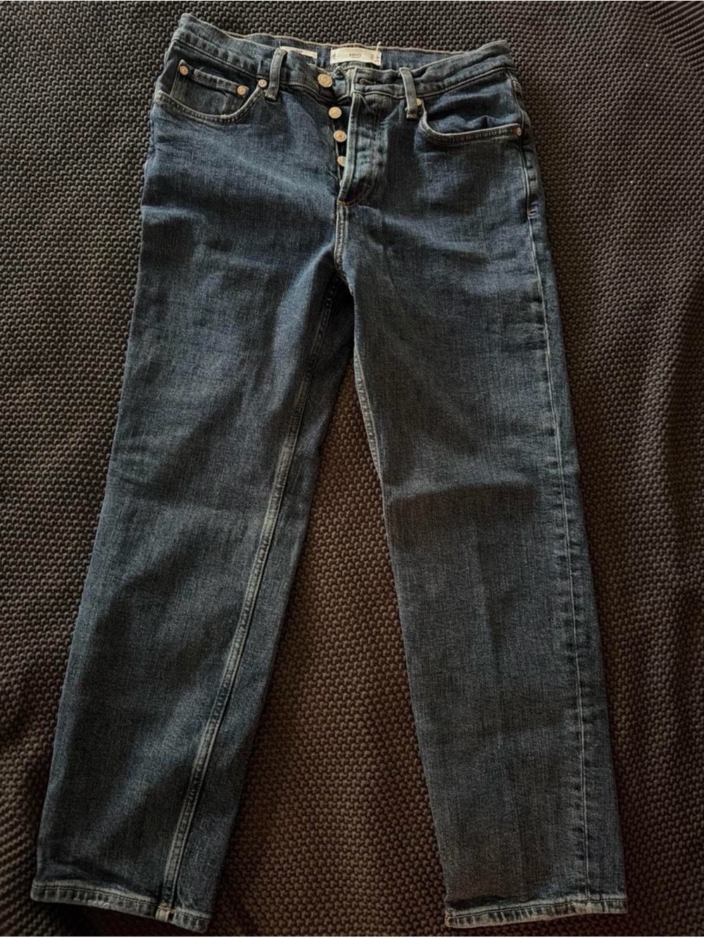 M.N.G. Women’s Dark Blue Straight-Leg Jeans